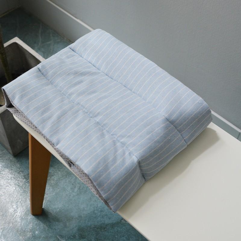 Bench Mat Thickened Padded Stripe Long Bench Cushion Mat Stool Seat Pad Non-slip Garden Indoor and Outdoor Decorative Mat