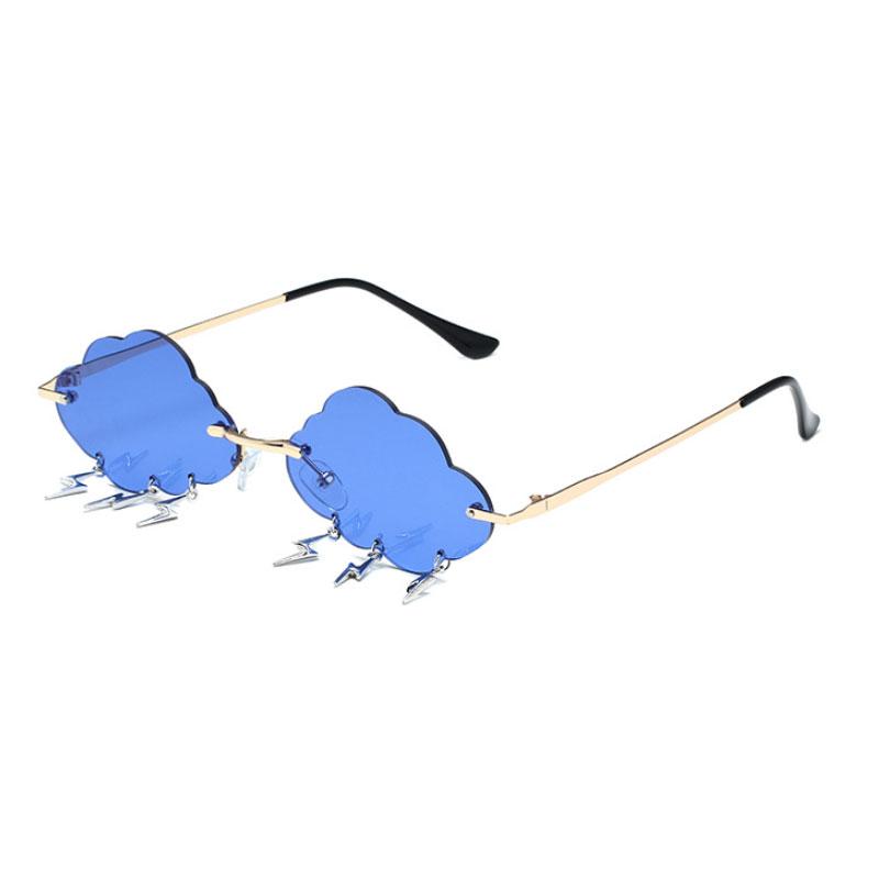 

Vintage Clouds Tassel Ladies Sunglasses Fashion Steampunk Rimless Driving Eyewear Women S Sun Glasses Shades Uv400 Gold