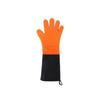 Heat-Resistant Silicone Oven Gloves - Anti-Scald, Waterproof, Flexible, Five-Finger Design for BBQ and Baking.