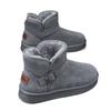 Snow boots winter velvet large cotton shoes new thick-soled warm and thicker commuting