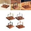 Wooden Table Napkin Organizer Aluminum Paper Towel Dispenser Holder for Banquet Kitchen Dining Table