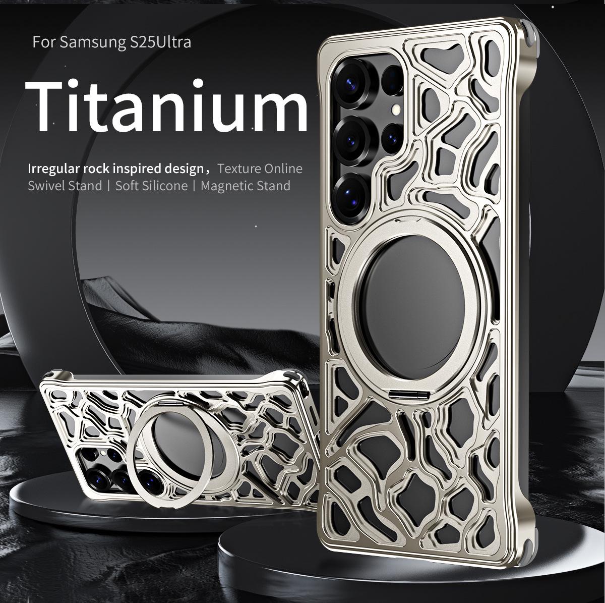 

Samsung S26 Ultra Magnetic Bracket Phone Case with Metal Heat Dissipation Samsung S26 Ultra