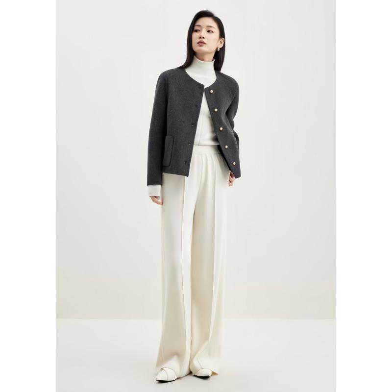 

Двусторонний твидовый лоскутный женский твидовый жакет Женские топы M чёрный