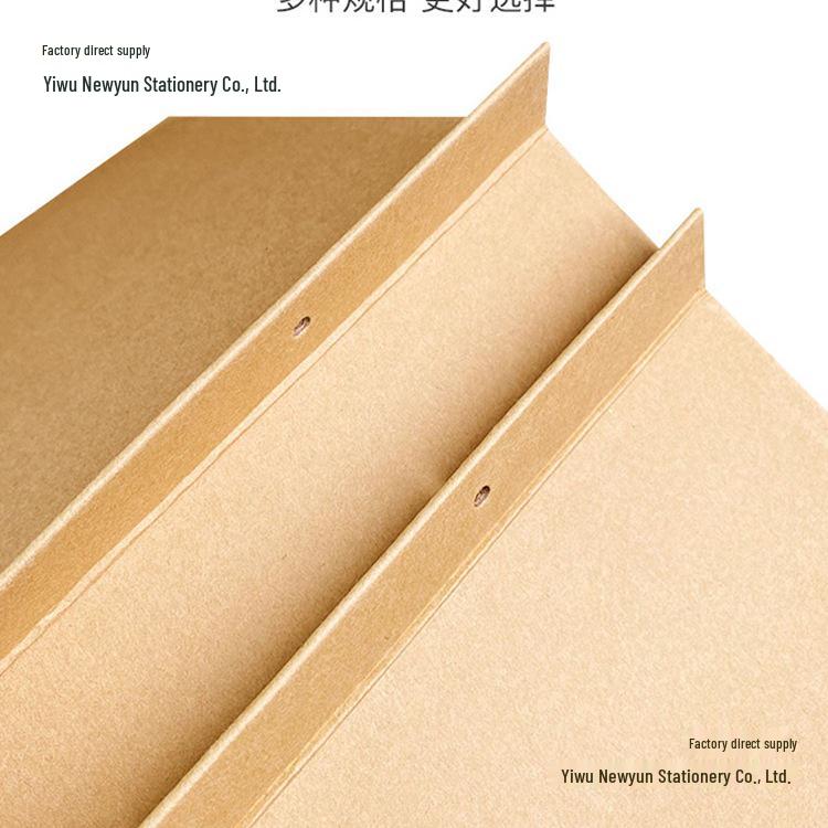 50 A4 Kraft Paper Document Archive File Folder Covers for Storage and Binding