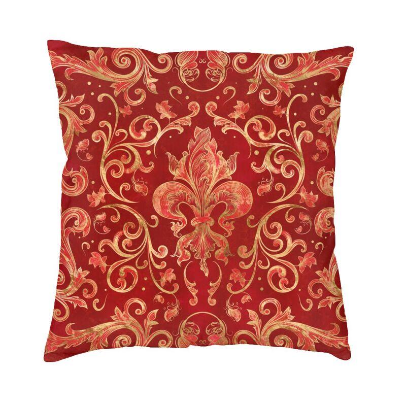 Federa per Cuscino Chic Personalizzata con Fiore di Giglio Fleur De Lis Morbida Carina Cuscino Decorativo per Soggiorno