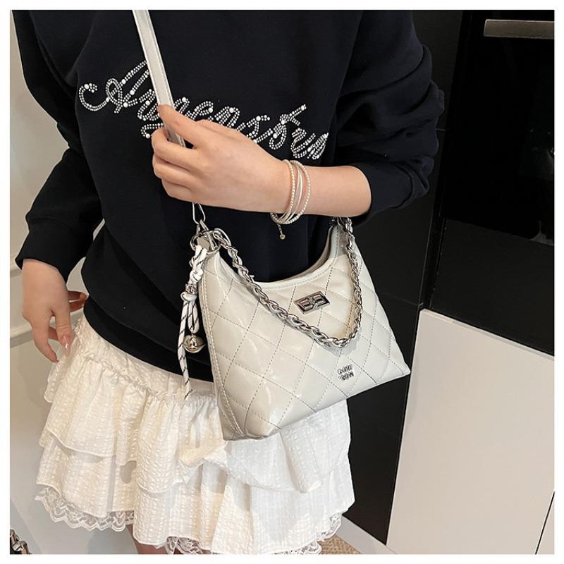 Simple Rhombus Chain Bag Women's Spring and Summer New Casual Shoulder Bag Beautiful Messenger Bag