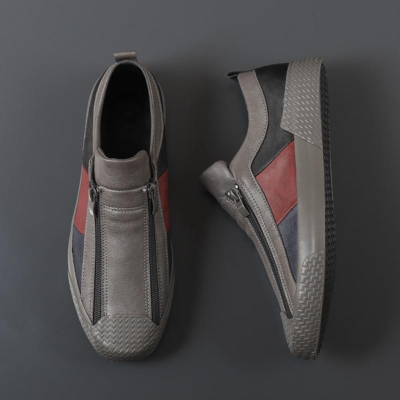 Men's vulcanized shoes, spring and autumn styles, designer sports breathable loafers, soft soled comfortable casual flat shoes