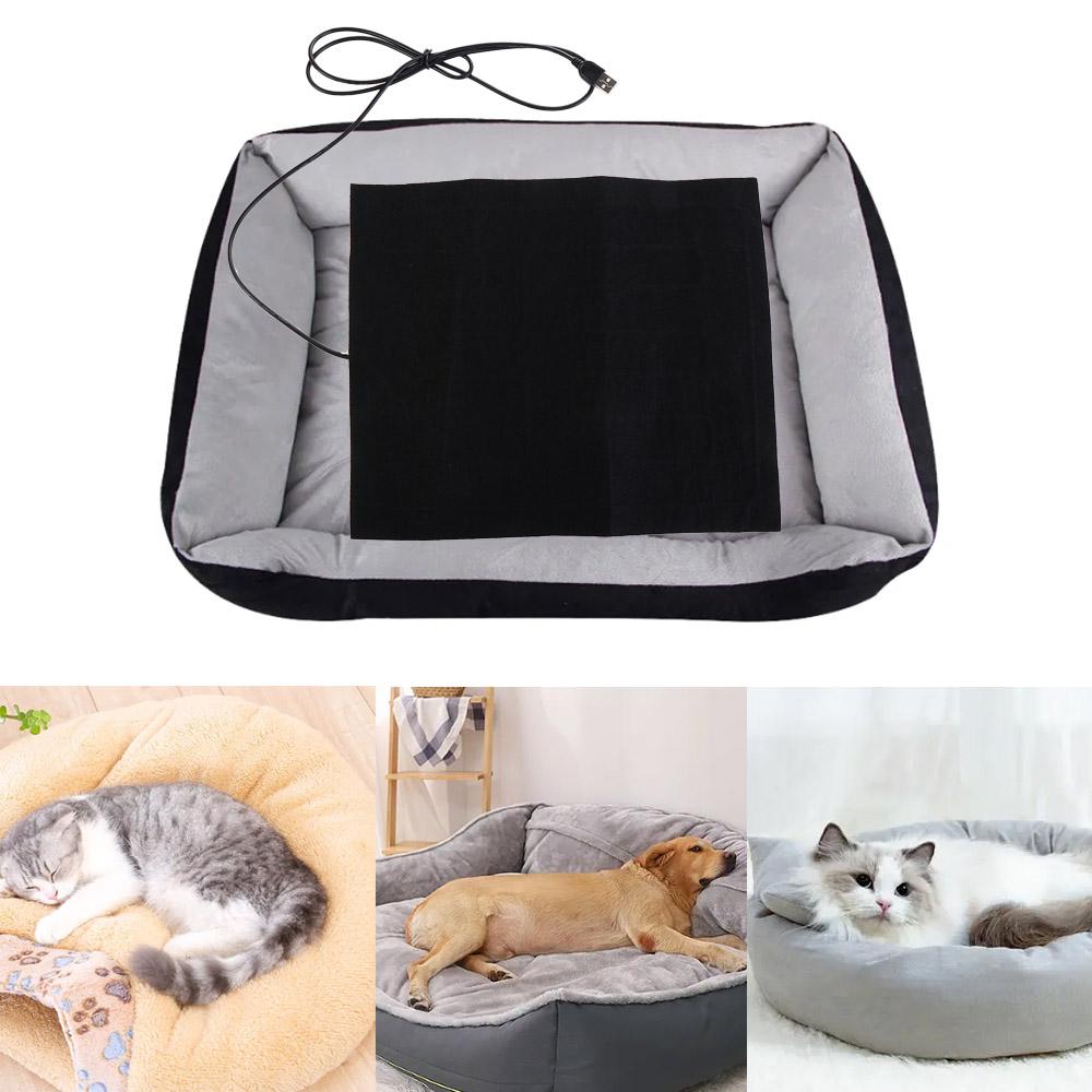 Dog Cat Bed Keep Warm Seat Cushion Temperature Control Pet Heating Mat Dog Heating Pad Heater Carpet Pet Electric Blanket