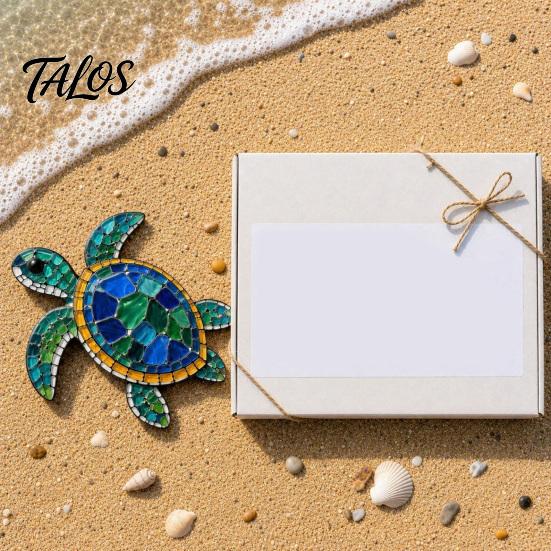 Acryl Ozean Tier Dekoration Oktopus Mosaik Set für Anfänger, DIY Meeresglas Bastelset mit Schritt-für-Schritt Hai Wal Schildkröte Bastelanleitungen,