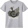 Motorcycle Racing T Shirt Winged Wheel Vintage Biker Motorbike Graphic Tee