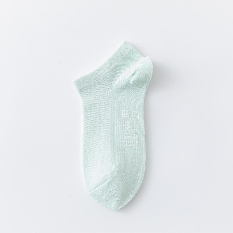 Spring and Summer Women's Thin, Ultra-shallow Boat Socks, Pure Cotton Invisible Socks, Boneless and Non-uncomfortable Ankle Socks