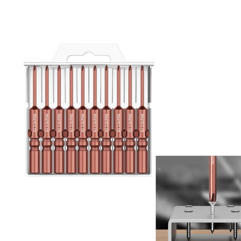 Crossing Screwdriver Bit 1/4inch Hex Shank Electric Impacts Drill PH0 PH1 PH2 Magnetic Batches Head High Hardness Tool