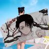 J-Jujutsu K-kaisen Anime Mikrofaserdecke Schnell trocknende Strandtücher Übergröße Druck Super saugfähige Pooltuchdecke