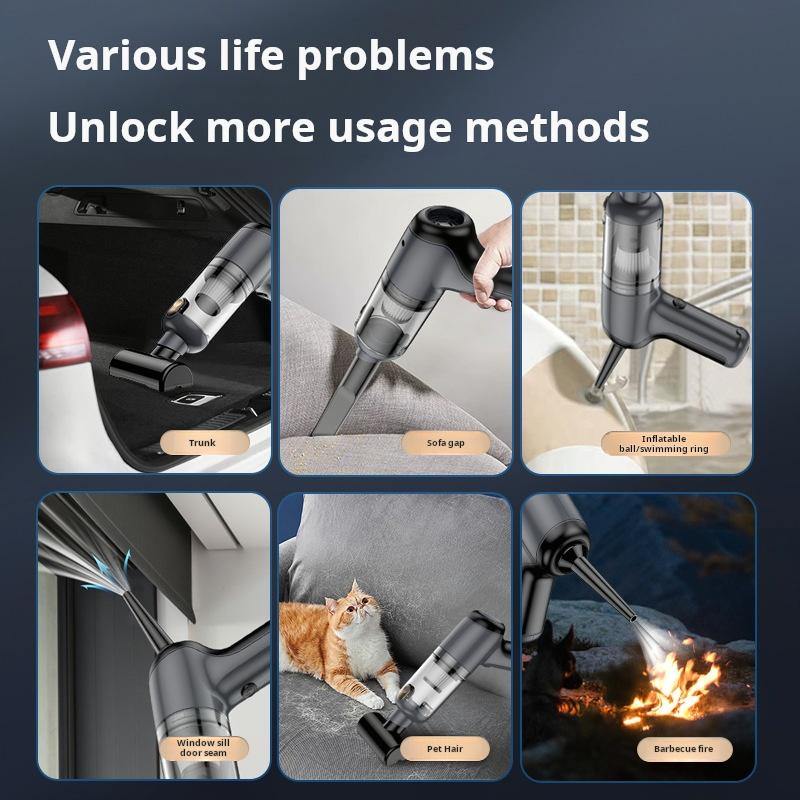 Portable Wireless Car Vacuum Cleaner Handheld Auto Dual Use 5200PA High Power Strong Powerful Air Blower Vacuum Cleaner Car