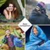 Ultra Lightweight Portable Sleeping Bag 4 Seasons Warm Envelope Backpack Outdoor Travel Camping Sleeping Bag Hiking Supplies