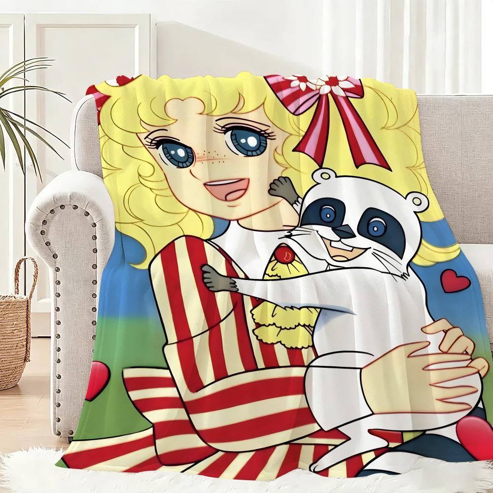 C-Candy Candys Throw Lightweight 240G Flannel Blanket Soft Skin-Friendly For Summer Cooling