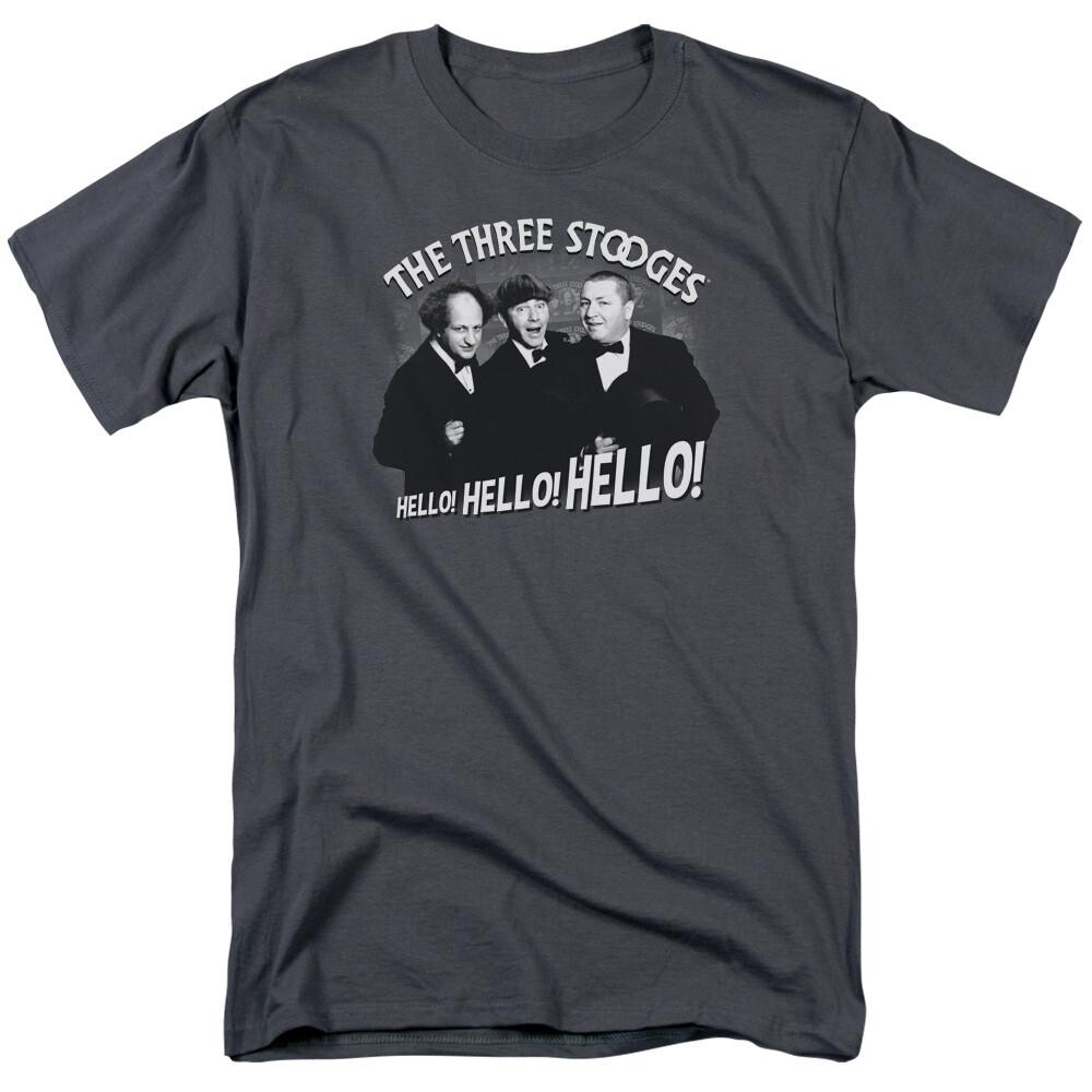 The Three Stooges Hello Again T-Shirt Mens Graphic Tee S-5XL Licensed S