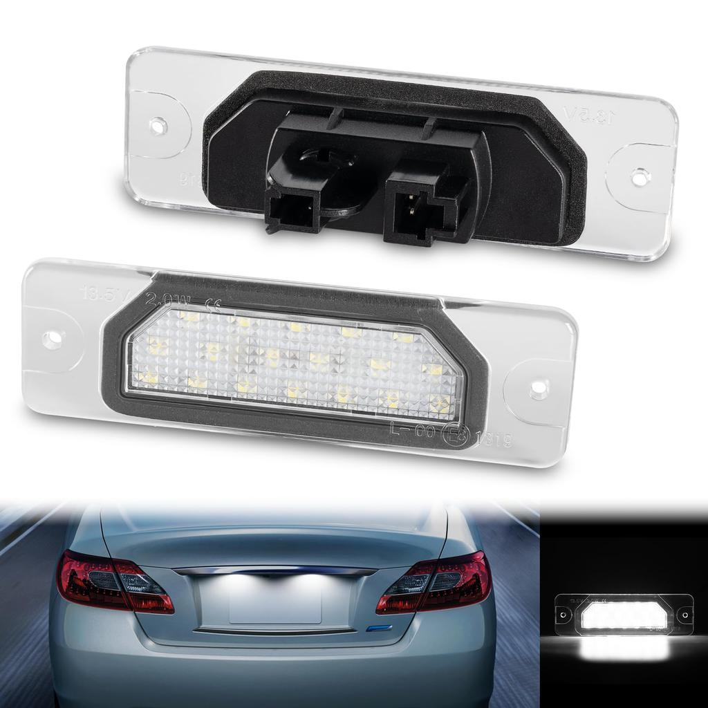 GemPro LED License Plate Light for Y33 Gloria Y51 Y33 F51 Genuine Replacement Light License Plate for N15 Y33 C35 Nissan (late model) Cedric, Fuga,