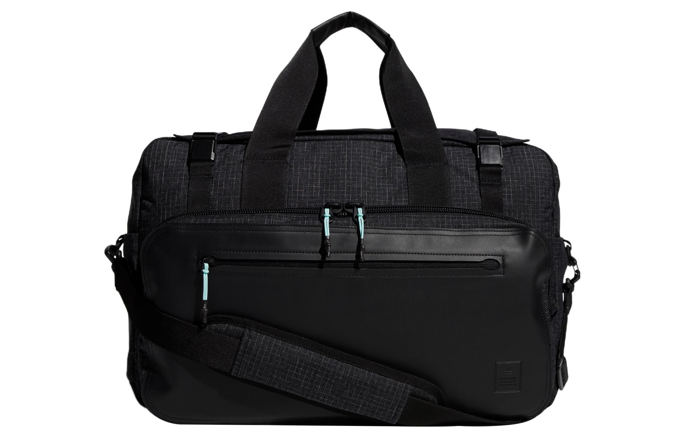 Adidas Athleisure Recycled Material Handbag, Shoulder Bag, Crossbody Bag, Gym Bag Medium Unisex Black GT5873