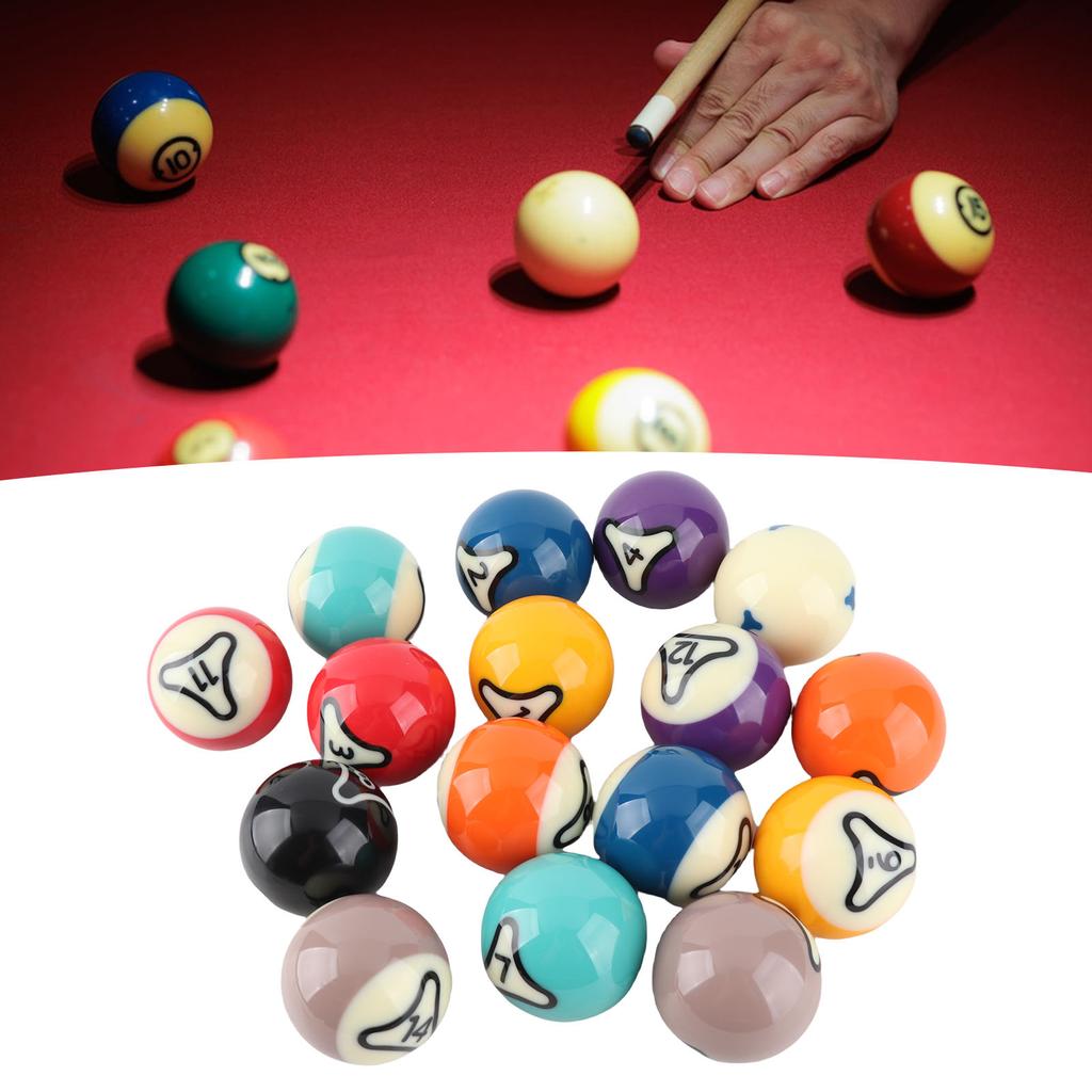 Billiard Balls Set US  Pool Ball Resin 57.2mm Dia for Tournament Practice Billiard Balls Set Pool Ball Set Pool Balls