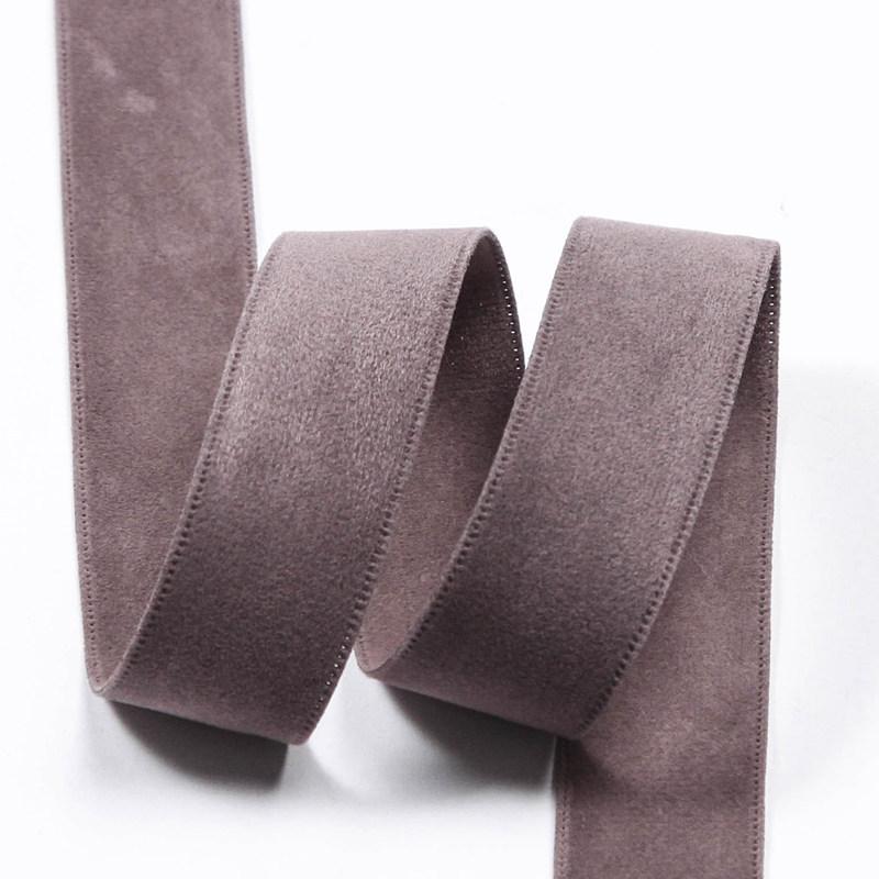 Nastro scamosciato double face 25/38 mm Nastro di velluto tinta unita per cucito abbigliamento DIY Fiocchi per capelli Decorazione cappelli Accessori per artigianato Fornitura
