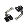 Volkswagen Touareg (04-24) Quad Square Outlet Black Exhaust Tailpipe