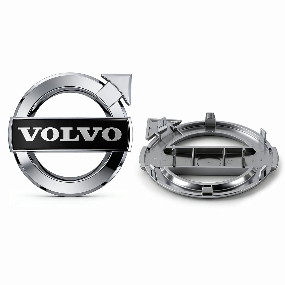 Per Volvo Rdesign V40 V50 S40 S80 XC60 S60 XC40 C40 V90 XC60 S90 T6 Auto Griglia Cofano Anteriore Copri Emblema Stemma Accessori Auto