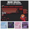 Nejnovější Pbt Rebuild Of Evangelion Anime Figurka Čtyřstranná Boční Průhledná Pbt Tepelná Sublimace Průhledný Krystalový Klíčový Klobouček Dárek