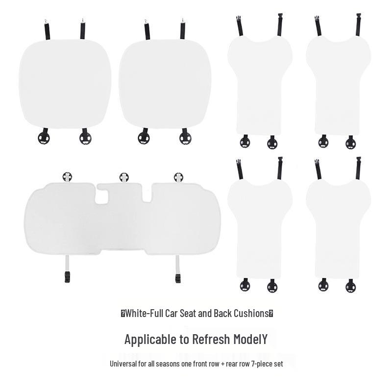 

Подушка на сиденье Tesla Model Y/3 из ледяного шелка - Белая, Универсальная для всех сезонов Default