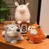 Latest Cute Forest Animal Doll Kawaii Stuffed Plush Toy Handmade Doll Cartoon Anime Cute Children's Birthday Gift Doll Christmas
