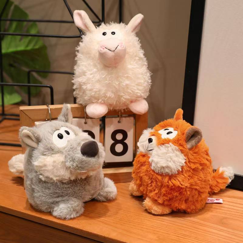 Latest Cute Forest Animal Doll Kawaii Stuffed Plush Toy Handmade Doll Cartoon Anime Cute Children's Birthday Gift Doll Christmas