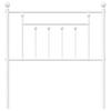 Vidaxl Metalowe Wezgłowie, Białe, 80 Cm