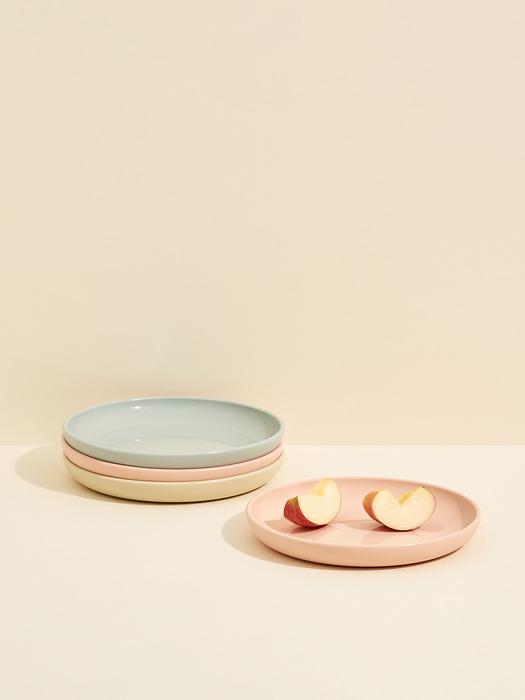 

sillymann [Sillymann] Cream Children s Plate WSB2032 Cream Green