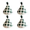 Japanese style minimalist microwave oven, kitchen lid cap, clay pot handle, thickened insulated ear tips 4 pieces
