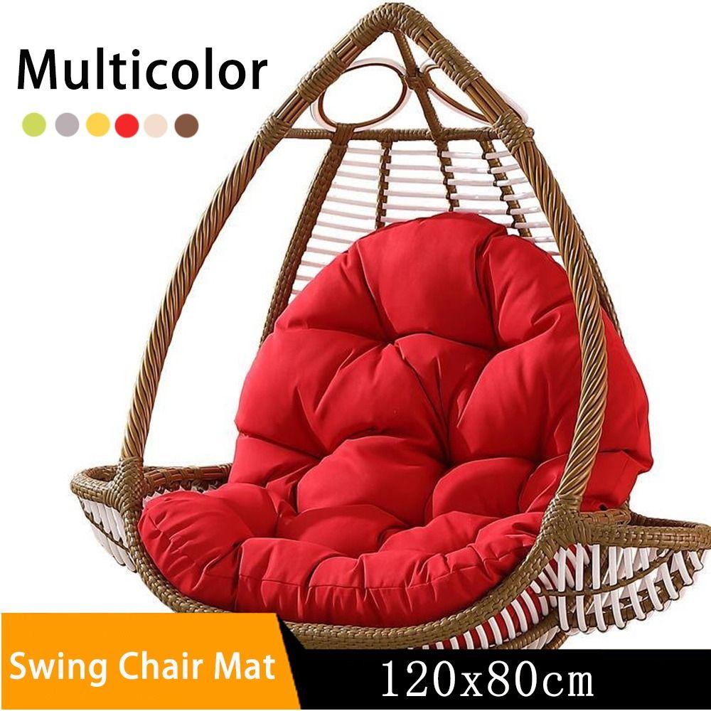 Swing Hanging Chair Mat Balcony Egg Chair Cushion Seat Pad Pillow Patio Garden Outdoor Thickened Hammock Rocking Chair Seat