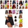 2023 Basic Summer Women's Pure Color Two-piece Fake Shorts Leggings Available In 13 Colors
