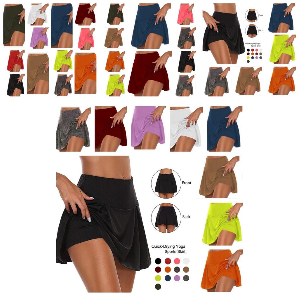 2023 Basic Summer Women's Pure Color Two-piece Fake Shorts Leggings Available In 13 Colors