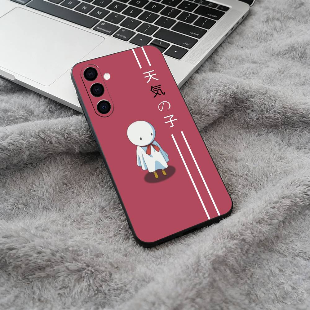 W-W-Y-Weathering- With- You Phone Case For Samsung Galaxy A73,A71 A72,A70,A53,A52,A51,Soft Silicone Black Cover