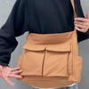 Canvas-Tasche, große Kapazität, tragbare Umhängetasche, Reisetasche für Herren und Damen