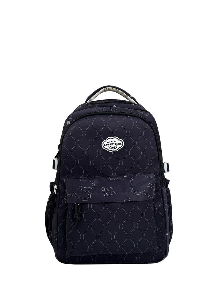 Schoolbag wholesale backpack women's large-capacity student schoolbag simple travel shoulder bag solid color burden reduction anti-splashing girl