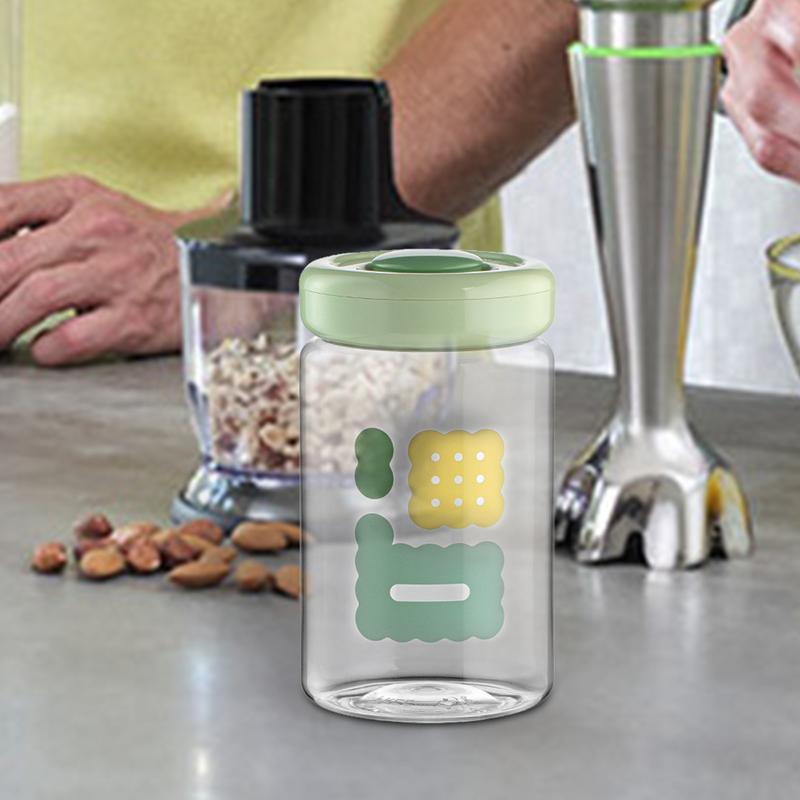 Vacuum Containers For Food Storage Press-type Sealed Jars Flour Sugar Storage Containers Airtight Storage Organization
