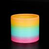 Large Magic Rainbow Ring Spring Ring for Boys and Girls Educational Elastic Ring for Babies Glowing Early Education Elastic Ring Toy
