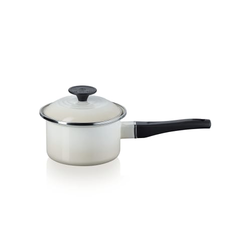 Le Creuset Cast Iron Enamel Pot, Cocotte Every 18cm, Cool Mint, EOS Saucepan 14cm, Meringue, Set of 2, Gas and Induction Compatible [Official Japanese