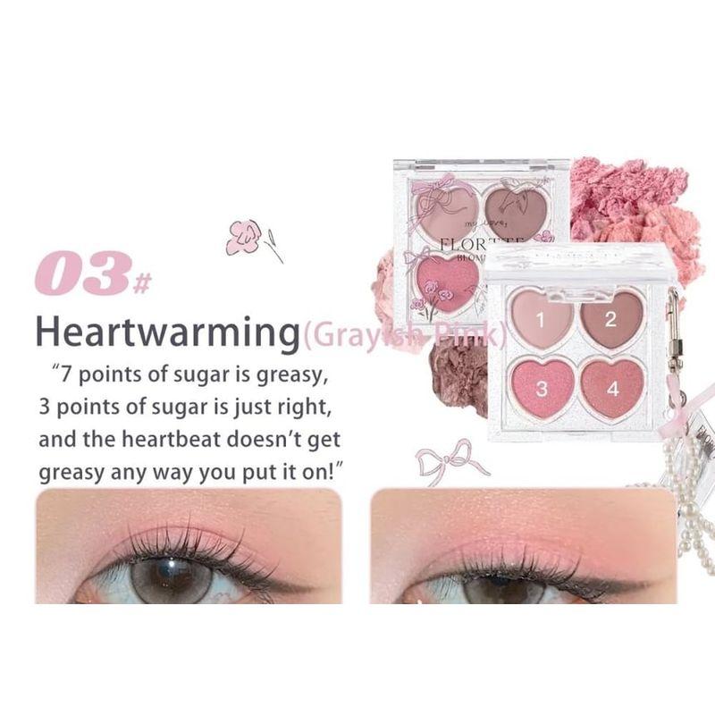 FLORTTE - Blooming Series 4 Color Eyeshadow - 03
