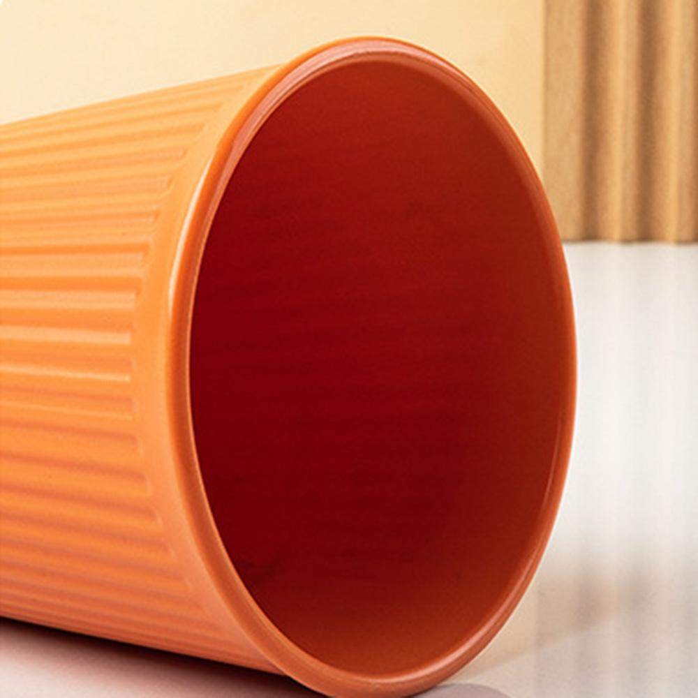 Kubki na wodę dla par ze słomy pszenicznej w paski 4 szt. Wielofunkcyjny kubek na mleko, kawę, do użytku domowego, plastikowy kubek do płukania ust, akcesoria do picia