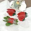 Refreshing World Fruit Series Hair Claw Delicious Strawberry Eco-Friendly Hair Claw Clips Hair Accessories for Women Girls