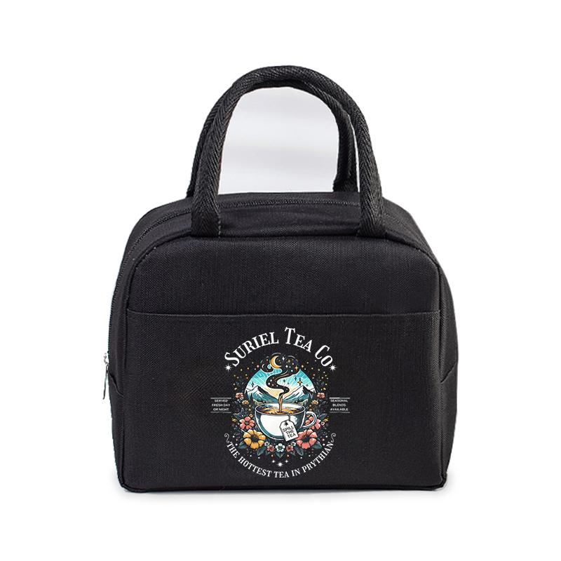Fourth Wing Thermal Lunch Bag Women Men Office Student Bento Storage Insulation Bags Dragon Rider Fun Lunch Handbag for Kids