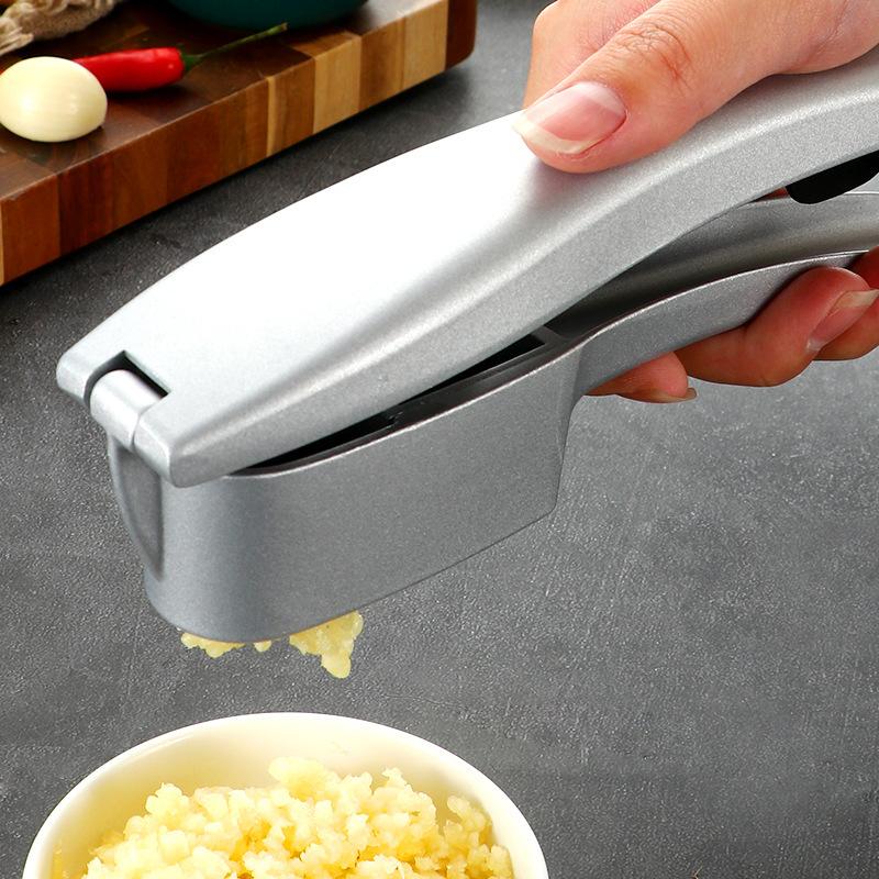 2 In 1 Multifunctional Garlic Press Garlic Slicer Zinc Alloy Manual Kitchen Gadget and Accessories Gadgets for Home