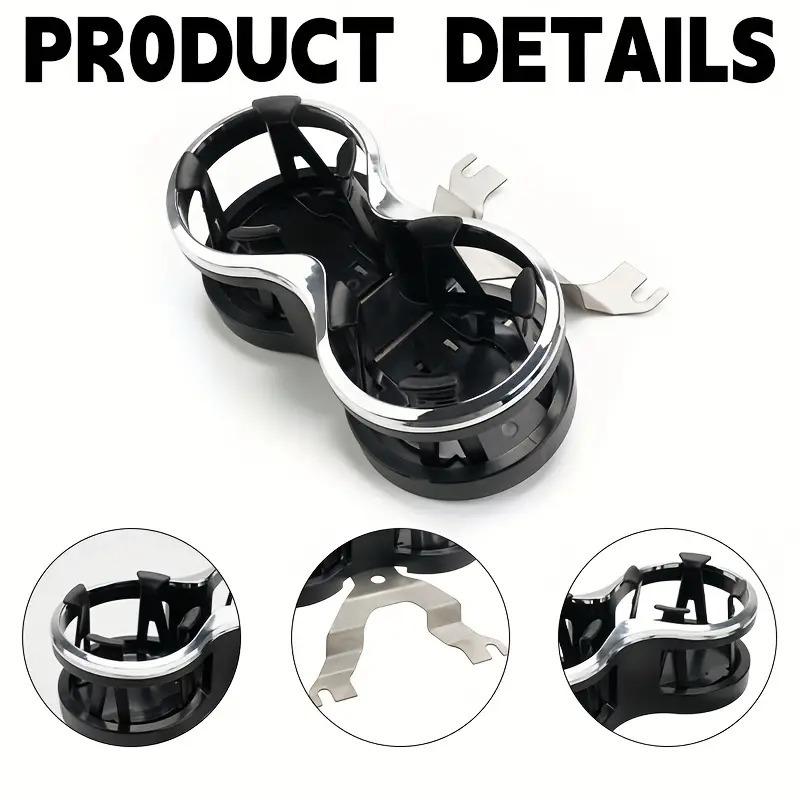 Double Mouth Car Cup Holder for Peugeot Boxer Fiat Ducato Citroen Relay 2006-2023 Vehicle Beverage Bracket Organizer