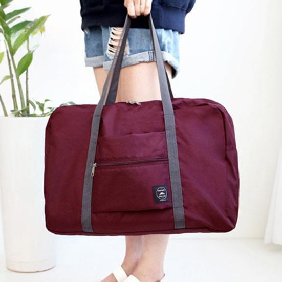 Skládací cestovní taška duffel tote příruční zavazadlo velká kapacita voděodolná přenosná úložná taška se zipem AVE